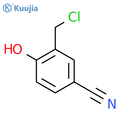 5-Cyano-2-hydroxybenzyl chloride structure