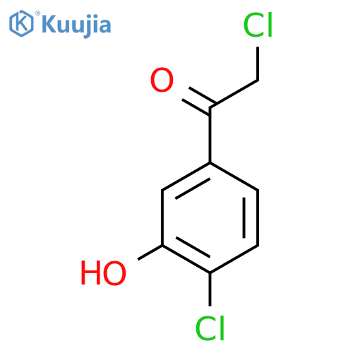 2,4'-Dichloro-3'-hydroxyacetophenone structure