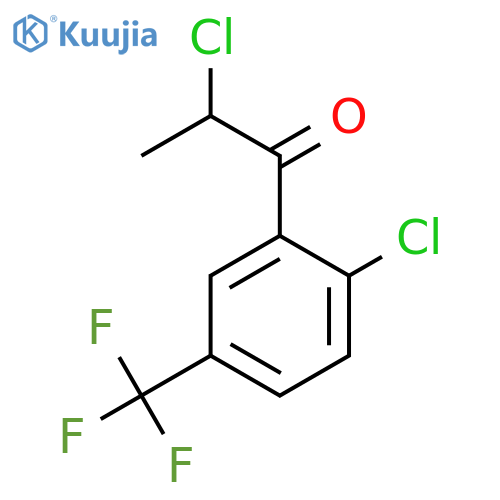 2,2'-Dichloro-5'-(trifluoromethyl)propiophenone structure