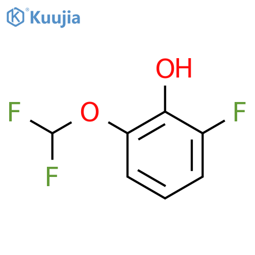2-(Difluoromethoxy)-6-fluorophenol structure