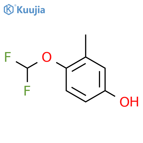 4-(difluoromethoxy)-3-methylphenol structure
