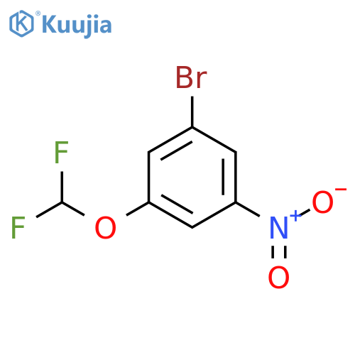 1-Bromo-3-(difluoromethoxy)-5-nitrobenzene structure