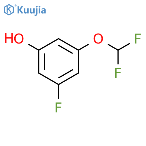 3-(difluoromethoxy)-5-fluorophenol structure