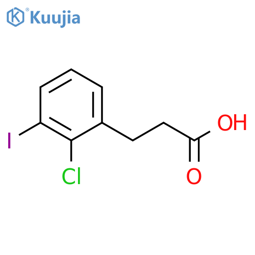 3-(2-Chloro-3-iodo-phenyl)-propionic acid structure