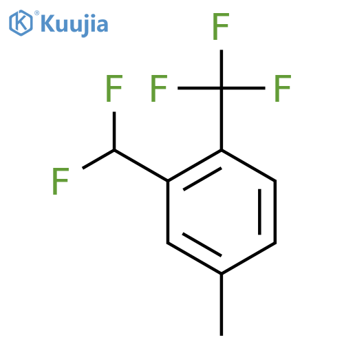 3-(Difluoromethyl)-4-(trifluoromethyl)toluene structure