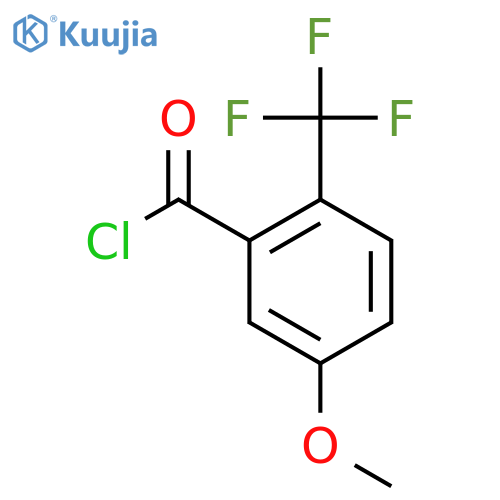 5-Methoxy-2-(trifluoromethyl)benzoyl chloride structure