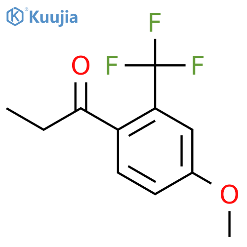 4'-Methoxy-2'-(trifluoromethyl)propiophenone structure