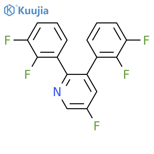 2,3-Bis(2,3-difluorophenyl)-5-fluoropyridine structure