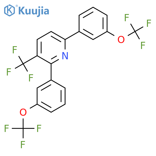 2,6-Bis(3-(trifluoromethoxy)phenyl)-3-(trifluoromethyl)pyridine structure