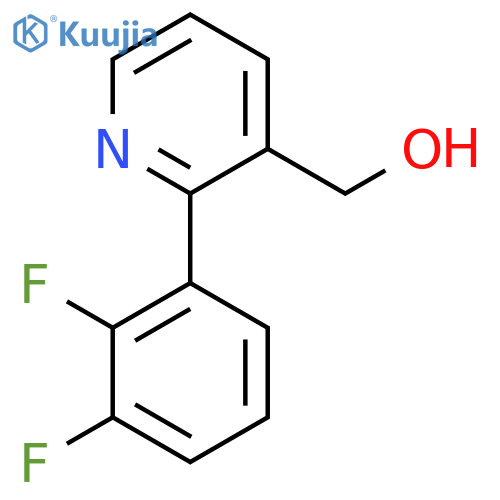 2-(2,3-Difluorophenyl)pyridine-3-methanol structure