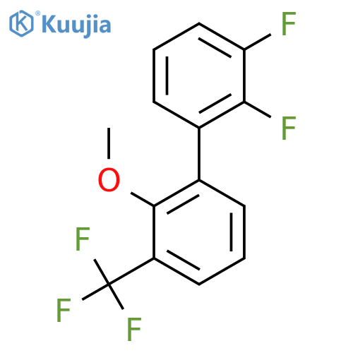2,3-Difluoro-2'-methoxy-3'-(trifluoromethyl)biphenyl structure