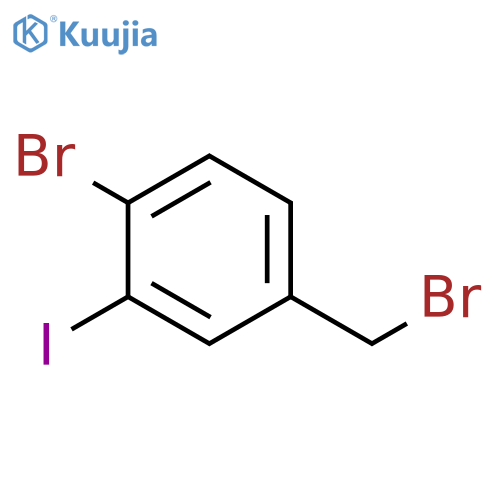 4-Bromo-3-iodobenzyl bromide structure