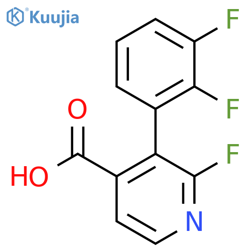 3-(2,3-Difluorophenyl)-2-fluoroisonicotinic acid structure
