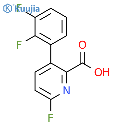 3-(2,3-Difluorophenyl)-6-fluoropicolinic acid structure