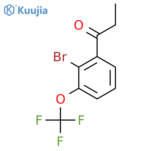 2'-Bromo-3'-(trifluoromethoxy)propiophenone structure