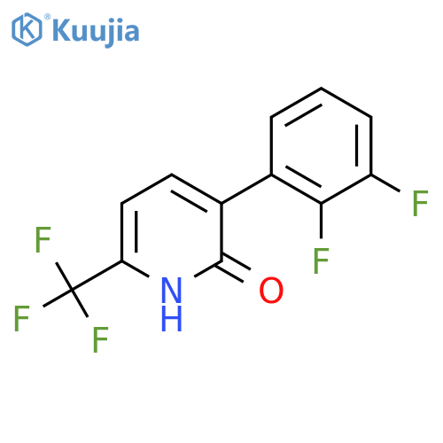 3-(2,3-Difluorophenyl)-2-hydroxy-6-(trifluoromethyl)pyridine structure