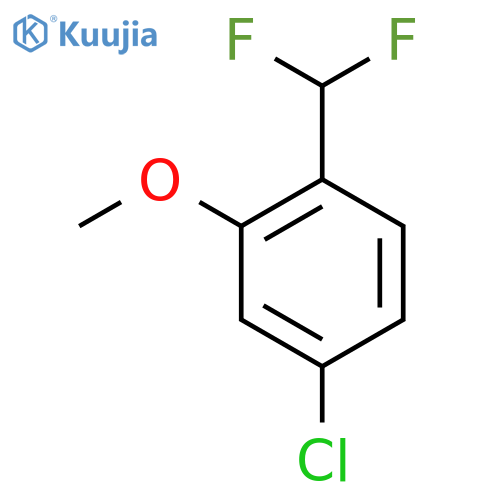 5-Chloro-2-(difluoromethyl)anisole structure