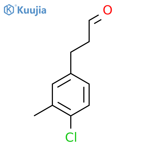 3-(4-Chloro-3-methylphenyl)propanal structure