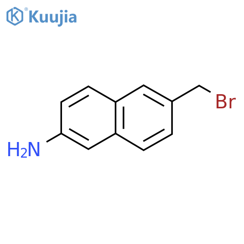 2-Amino-6-(bromomethyl)naphthalene structure