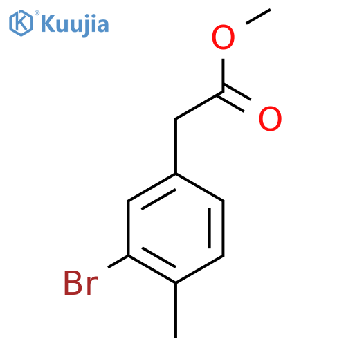 Methyl 2-(3-bromo-4-methylphenyl)acetate structure