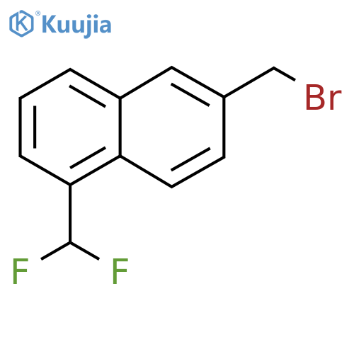 6-(Bromomethyl)-1-(difluoromethyl)naphthalene structure