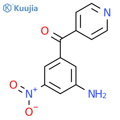 4-(3-Amino-5-nitrobenzoyl)pyridine structure