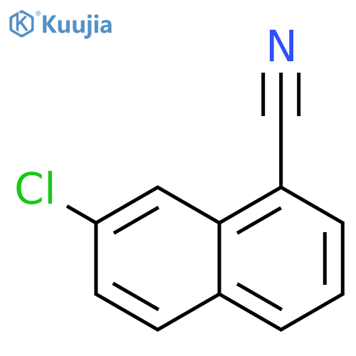 7-chloronaphthalene-1-carbonitrile structure
