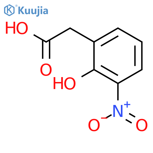 2-(2-Hydroxy-3-nitrophenyl)acetic acid structure