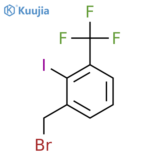 2-Iodo-3-(trifluoromethyl)benzyl bromide structure