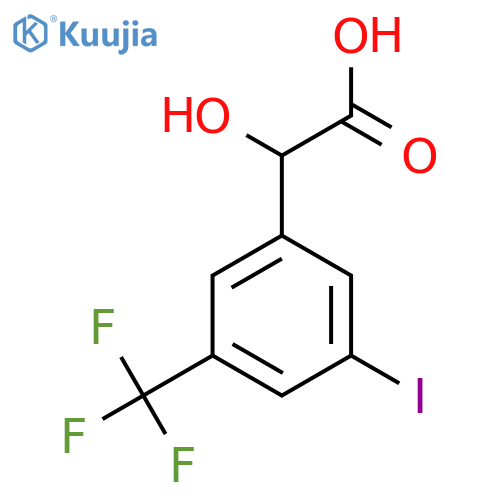 3-Iodo-5-(trifluoromethyl)mandelic acid structure