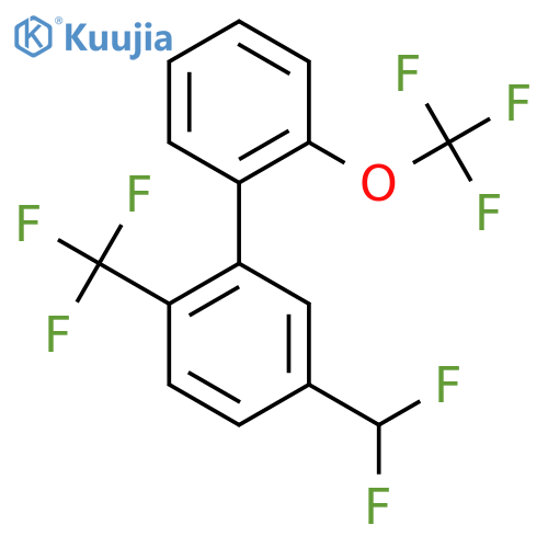 5-(Difluoromethyl)-2'-(trifluoromethoxy)-2-(trifluoromethyl)biphenyl structure