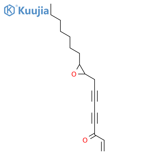 1-Octene-4,6-diyn-3-one,8-[(2R,3S)-3-heptyl-2-oxiranyl]- structure