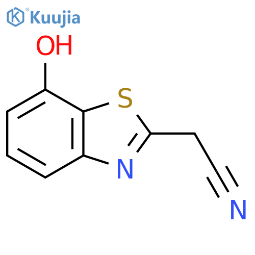 7-Hydroxybenzothiazole-2-acetonitrile structure