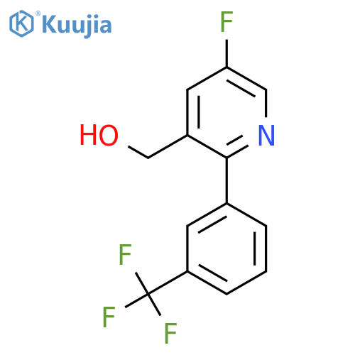 5-Fluoro-2-(3-(trifluoromethyl)phenyl)pyridine-3-methanol structure