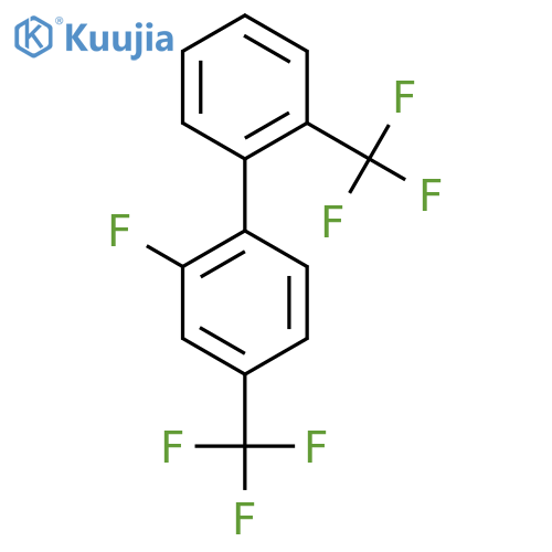 4,2'-Bis(trifluoromethyl)-2-fluorobiphenyl structure