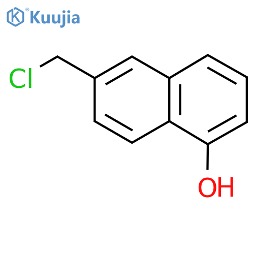 2-(Chloromethyl)-5-hydroxynaphthalene structure