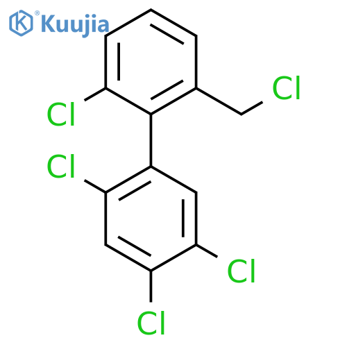 2'-Chloromethyl-2,4,5,6'-tetrachlorobiphenyl structure
