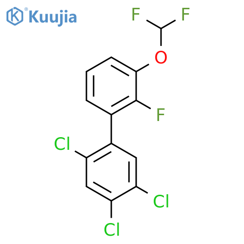 3'-Difluoromethoxy-2'-fluoro-2,4,5-trichlorobiphenyl structure