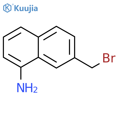 1-Amino-7-(bromomethyl)naphthalene structure
