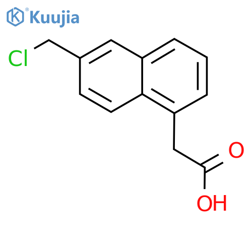 2-(Chloromethyl)naphthalene-5-acetic acid structure