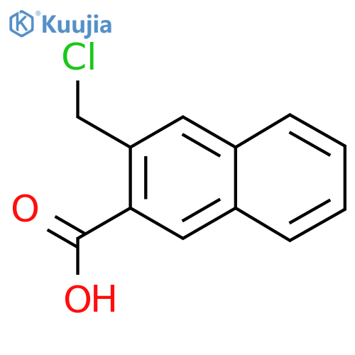 2-(Chloromethyl)naphthalene-3-carboxylic acid structure