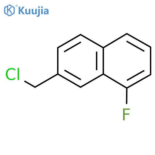 2-(Chloromethyl)-8-fluoronaphthalene structure