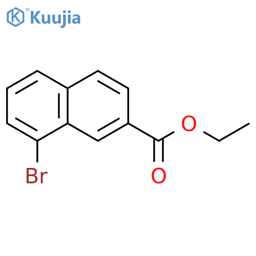 Ethyl 8-bromonaphthalene-2-carboxylate structure