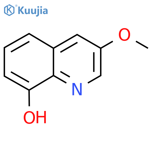 8-Hydroxy-3-methoxyquinoline structure