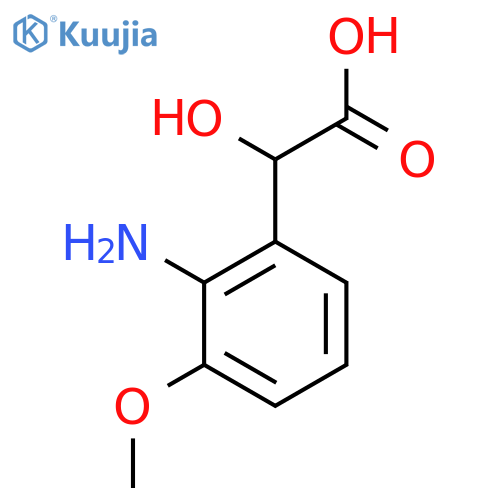 2-Amino-3-methoxymandelic acid structure
