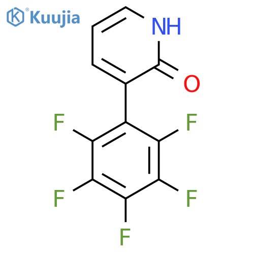 2-Hydroxy-3-(perfluorophenyl)pyridine structure