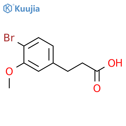 3-(4-bromo-3-methoxyphenyl)propanoic acid structure