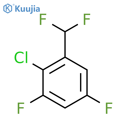 2-Chloro-3,5-difluoro(difluoromethyl)benzene structure