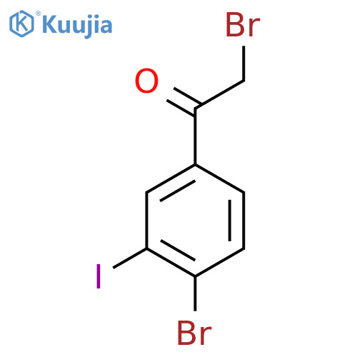 2,4'-Dibromo-3'-iodoacetophenone structure
