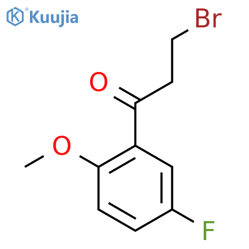 3-Bromo-5'-fluoro-2'-methoxypropiophenone structure